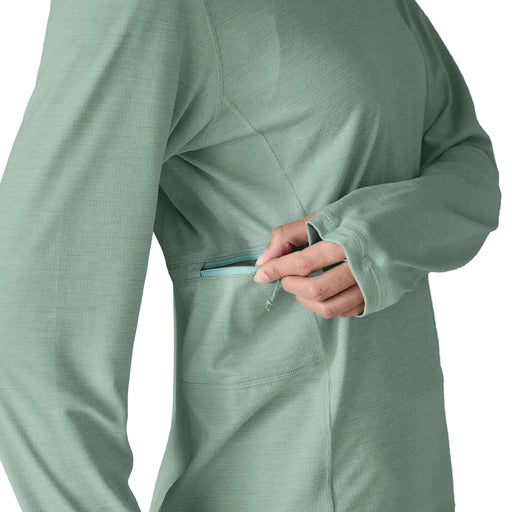 Women's Long-Sleeved Capilene Cool Sun Shirt - Thermal Blue WOMEN - Clothing - Tops - Long Sleeved Patagonia