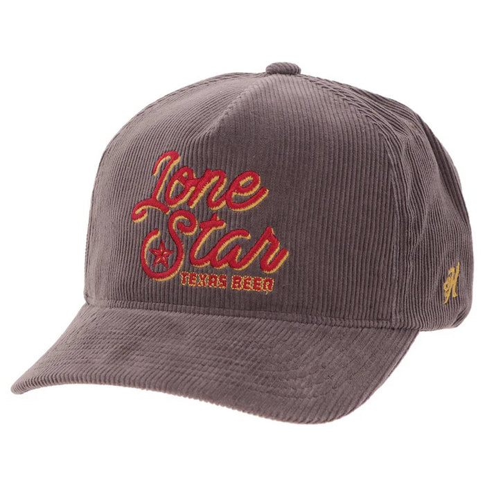 Hooey Lone Star Grey Corduroy Trucker Cap HATS - BASEBALL CAPS Hooey