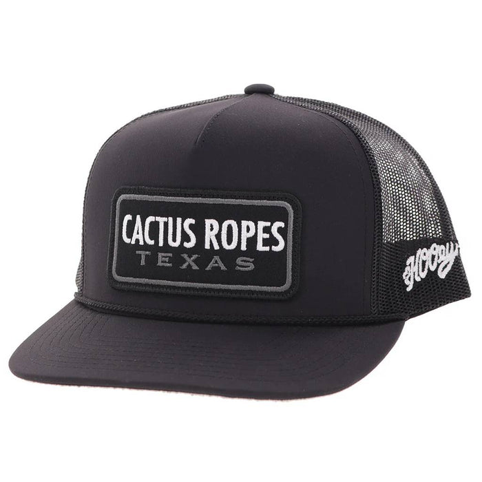 Hooey Cactus Ropes Black Trucker Cap HATS - BASEBALL CAPS Hooey