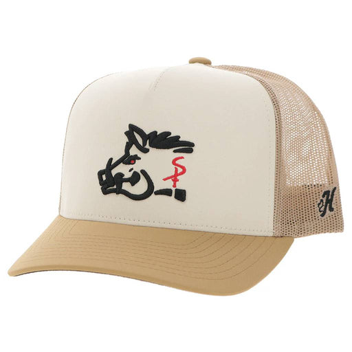 Hooey Sniper Pig Tan Trucker Cap HATS - BASEBALL CAPS Hooey