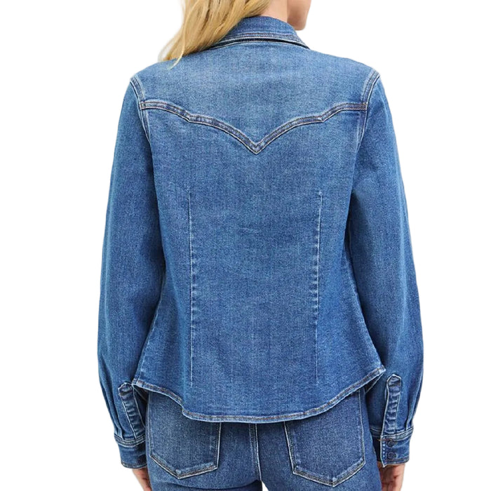 Risen Western Yoke Detailed Shirt WOMEN - Clothing - Tops - Long Sleeved Risen Jeans