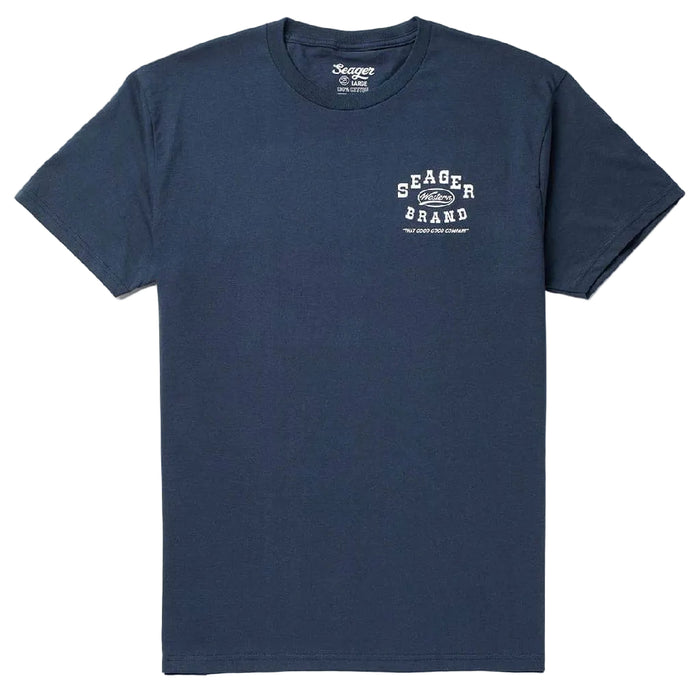 Seager Saloon Navy Tee MEN - Clothing - T-Shirts & Tanks Seager Apparel