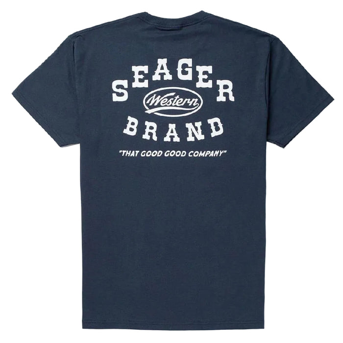 Seager Saloon Navy Tee MEN - Clothing - T-Shirts & Tanks Seager Apparel