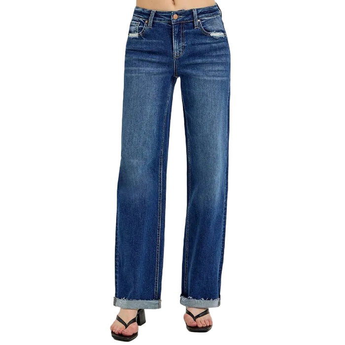 Risen High Rise Wide Baggy Jean WOMEN - Clothing - Jeans Risen Jeans