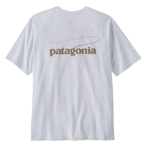 Patagonia Men's Casting Logo Responsibili-Tee - White MEN - Clothing - T-Shirts & Tanks Patagonia