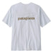 Patagonia Men's Casting Logo Responsibili-Tee - White MEN - Clothing - T-Shirts & Tanks Patagonia