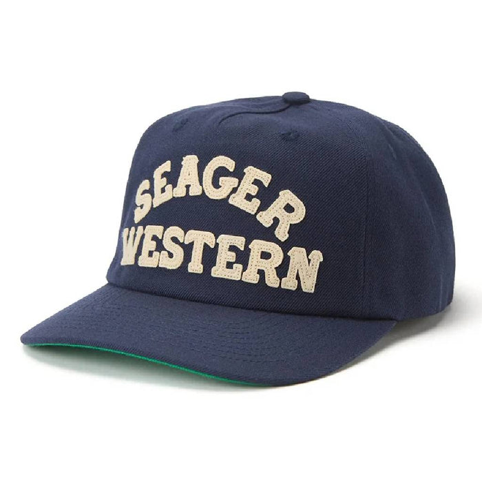 Seager Western Navy Snapback Cap HATS - BASEBALL CAPS Seager Apparel