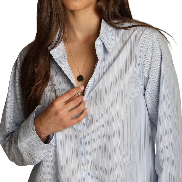 Dylan Hi Lo Modern Button Down Shirt WOMEN - Clothing - Tops - Long Sleeved Dylan