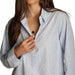 Dylan Hi Lo Modern Button Down Shirt WOMEN - Clothing - Tops - Long Sleeved Dylan
