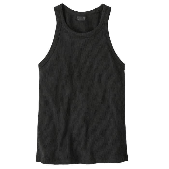 Patagonia Women's Rib-Knit Tank Top - Black WOMEN - Clothing - Tops - Sleeveless Patagonia