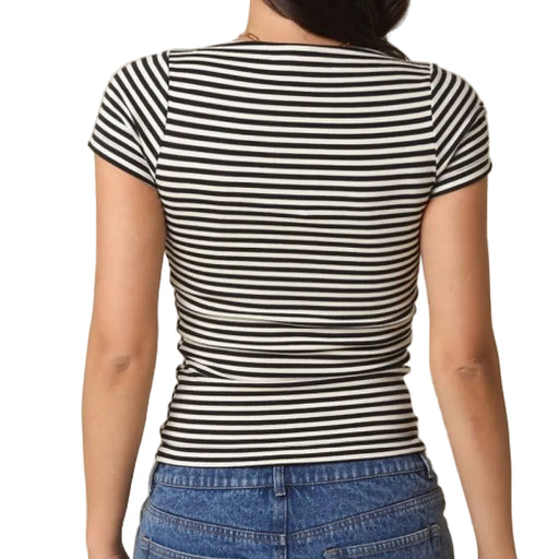 Kate Striped Top WOMEN - Clothing - Tops - Short Sleeved Olivaceous