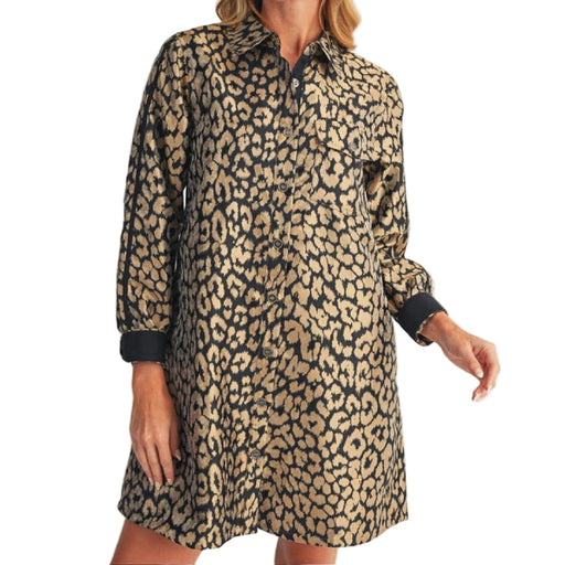 Jodifl Metallic Leopard Dress WOMEN - Clothing - Dresses Jodifl
