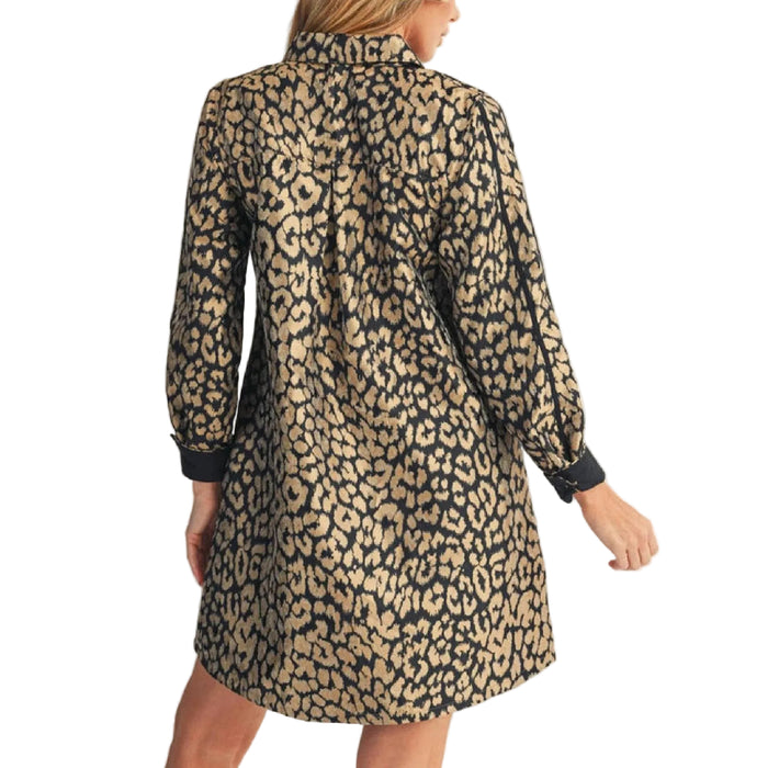 Jodifl Metallic Leopard Dress WOMEN - Clothing - Dresses Jodifl