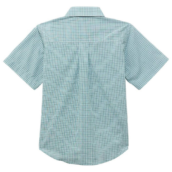 Wrangler Boy's Riata Plaid Button Down Shirt KIDS - Boys - Clothing - Shirts - Short Sleeve Shirts Wrangler