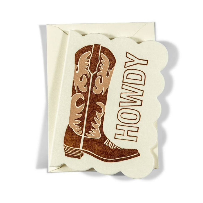 Boot Howdy Mini Enclosure Card HOME & GIFTS - Gifts Color Box Design