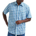Wrangler Men's Wrinkle Resistant Western Snap Plaid Shirt MEN - Clothing - Shirts - Short Sleeve Wrangler