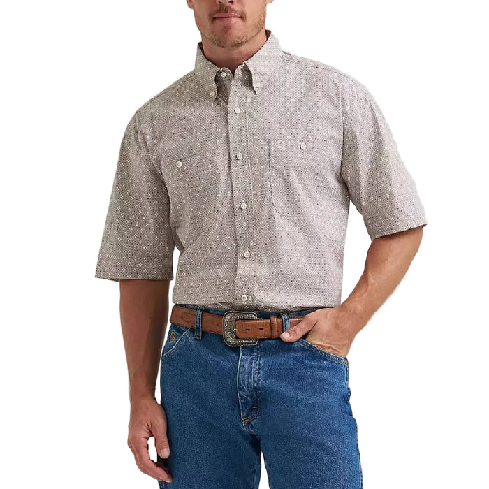 Wrangler Men's George Strait Button Down Shirt MEN - Clothing - Shirts - Short Sleeve Wrangler
