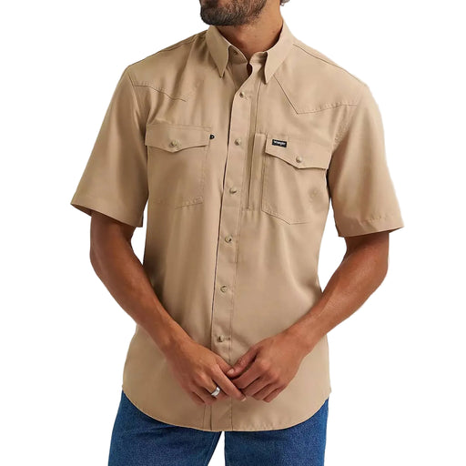 Wrangler Men's ATG Performance Button Down Shirt MEN - Clothing - Shirts - Short Sleeve Wrangler