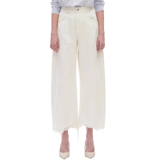 Bayeas High Rise White Barrel Jean WOMEN - Clothing - Jeans Bayeas