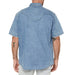 Wrangler Men's Vintage Denim Snap Shirt MEN - Clothing - Shirts - Short Sleeve Wrangler