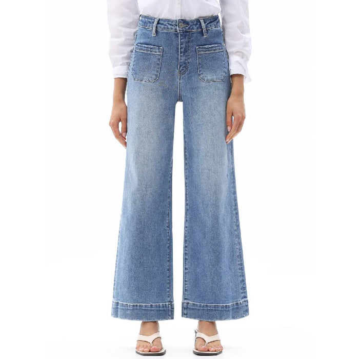 Bayeas High Rise Wide Leg Jean WOMEN - Clothing - Jeans Bayeas