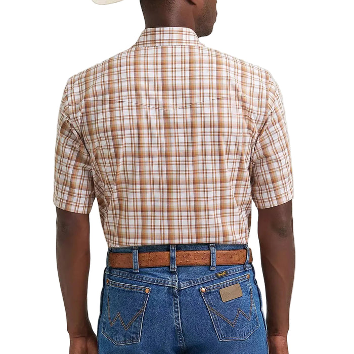 Wrangler Men's Riata Plaid Button Down Shirt MEN - Clothing - Shirts - Short Sleeve Wrangler