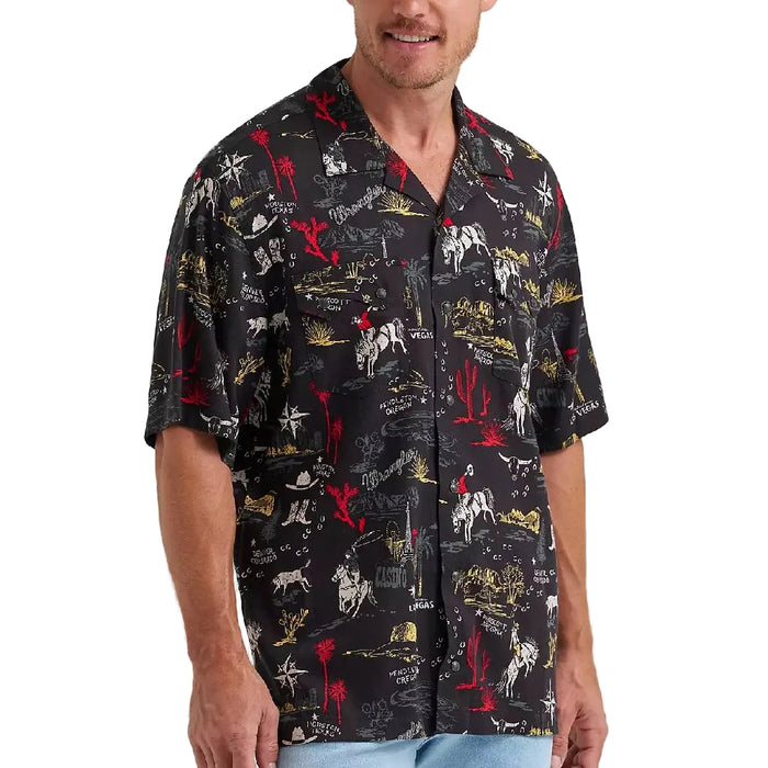 Wrangler Men's Coconut Cowboy Camp Snap Shirt MEN - Clothing - Shirts - Short Sleeve Wrangler