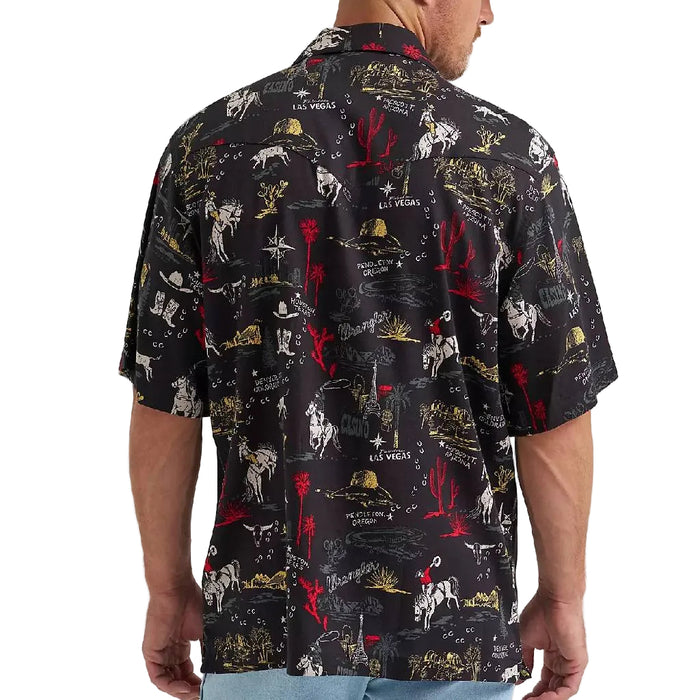 Wrangler Men's Coconut Cowboy Camp Snap Shirt MEN - Clothing - Shirts - Short Sleeve Wrangler