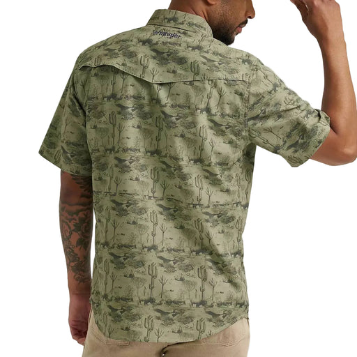 Wrangler Men's ATG Performance Desert Print Snap Shirt MEN - Clothing - Shirts - Short Sleeve Wrangler