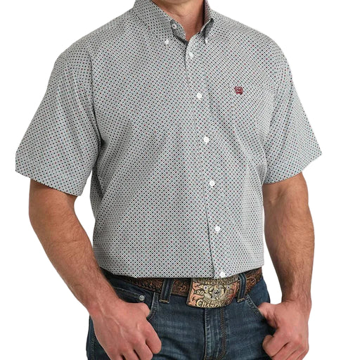 Cinch Men's Geo Button Down Shirt MEN - Clothing - Shirts - Short Sleeve Cinch