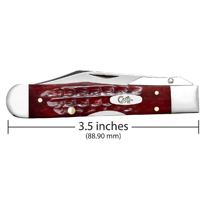 Case Pocket Worn Old Red Bone - Corn Cob Jig Cheetah Cub Knives W.R. Case