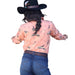 Cruel Denim Women's Coral Western Snap Shirt WOMEN - Clothing - Tops - Long Sleeved Cruel Denim