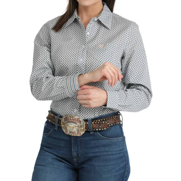 Cinch Ladies Geo Print Button Down Shirt WOMEN - Clothing - Tops - Long Sleeved Cinch