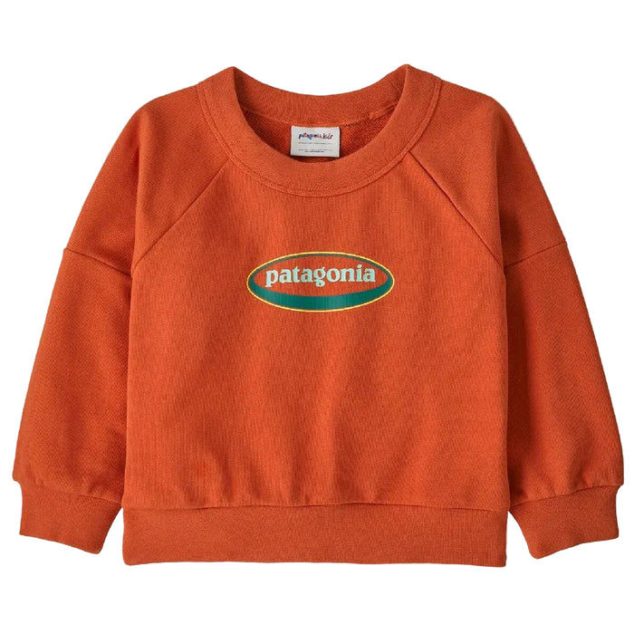 Patagonia Baby Crew Sweatshirt - '95 Oval Logo Tropiclimb KIDS - Girls - Clothing - Sweatshirts & Hoodies Patagonia