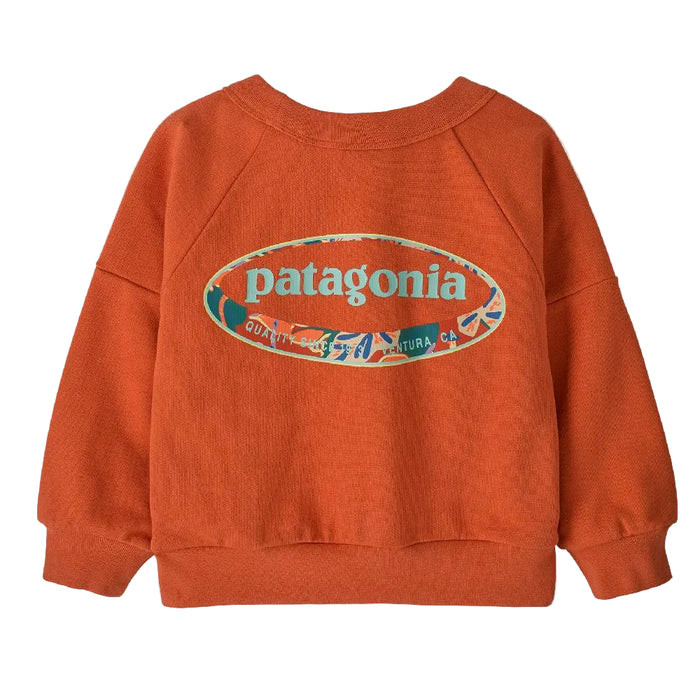 Patagonia Baby Crew Sweatshirt - '95 Oval Logo Tropiclimb KIDS - Girls - Clothing - Sweatshirts & Hoodies Patagonia