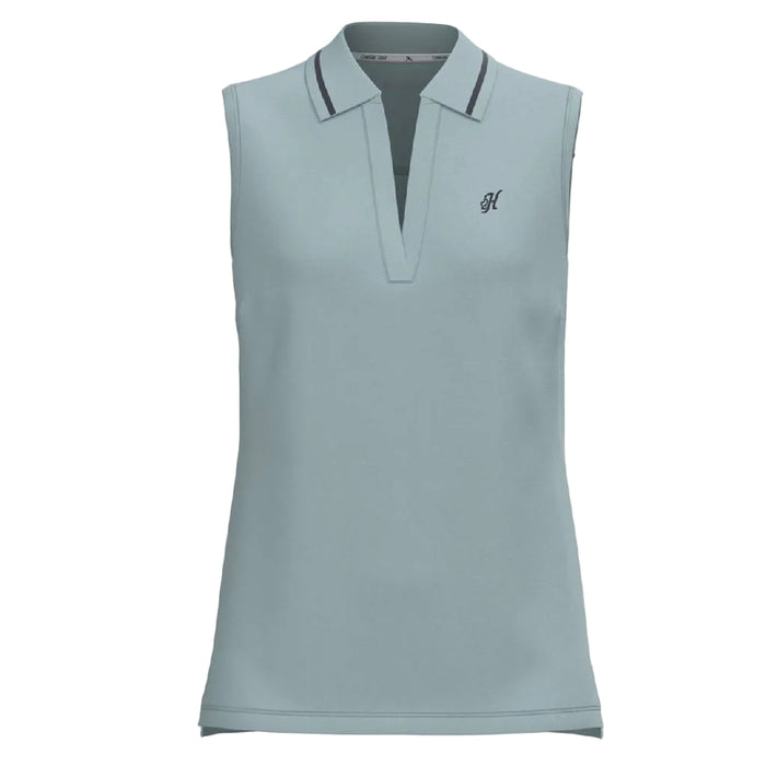 Hooey Women's Alice Sleeveless Cloud Blue Polo Shirt