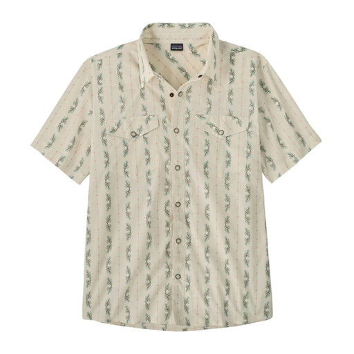 Patagonia Men's Go To Western Pearl Snap Shirt - Lowlands: Natural MEN - Clothing - Shirts - Short Sleeve Patagonia