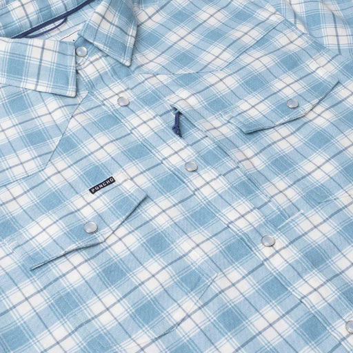 Poncho The Cody Flannel Western Shirt - Slim Fit MEN - Clothing - Shirts - Long Sleeve Poncho Outdoors