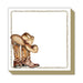 Handpainted Western Boots and Hat Luxe Notepad HOME & GIFTS - Gifts Roseanne Beck Collections