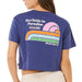 Rip Curl Women's Navy Surf Side Cropped Tee WOMEN - Clothing - Tops - Short Sleeved Rip Curl