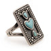 Turquoise Heartbeat Ring WOMEN - Accessories - Jewelry - Rings Peyote Bird Designs