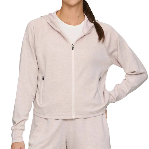 Flag & Anthem Women's Pink Heather Super Soft Full Zip Hoodie WOMEN - Clothing - Pullovers & Hoodies Flag And Anthem