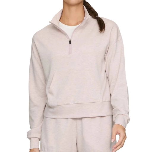 Flag & Anthem Women's Pink Heather Super Soft 1/4 Zip Pullover WOMEN - Clothing - Pullovers & Hoodies Flag And Anthem