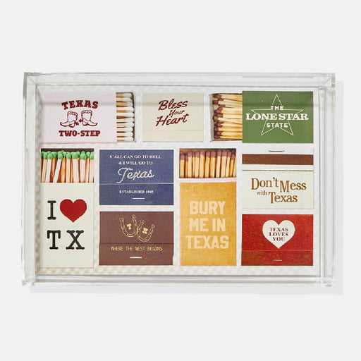 Texas Matchbook Small Tray HOME & GIFTS - Home Decor - Decorative Accents Tart by Taylor