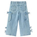 Girl's Wide Leg Denim Pants w/Pockets KIDS - Girls - Clothing - Jeans Rylee Faith Designs