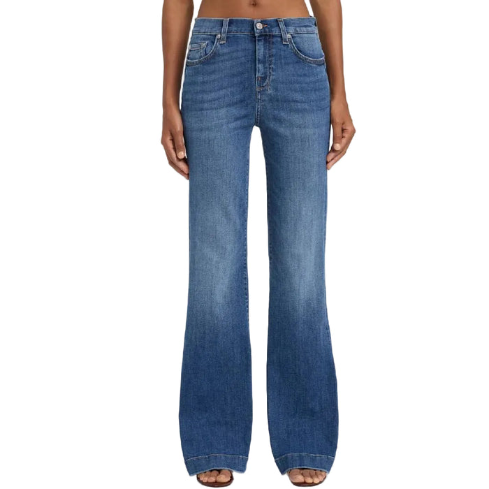 7 For All Mankind Dojo Flare - Marsh WOMEN - Clothing - Jeans 7 For All Mankind