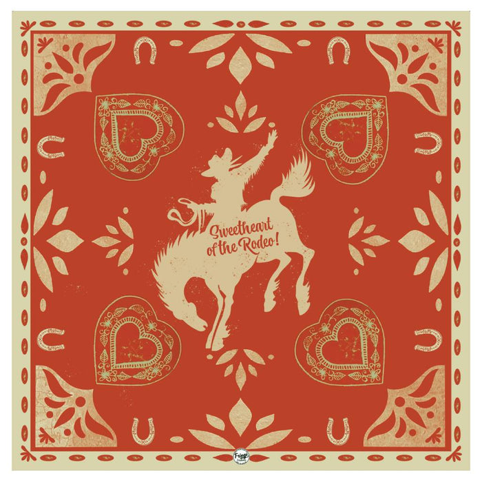 Fringe Scarves Sweetheart Of The Rodeo Bandana ACCESSORIES - Additional Accessories - Wild Rags & Scarves Fringe Scarves