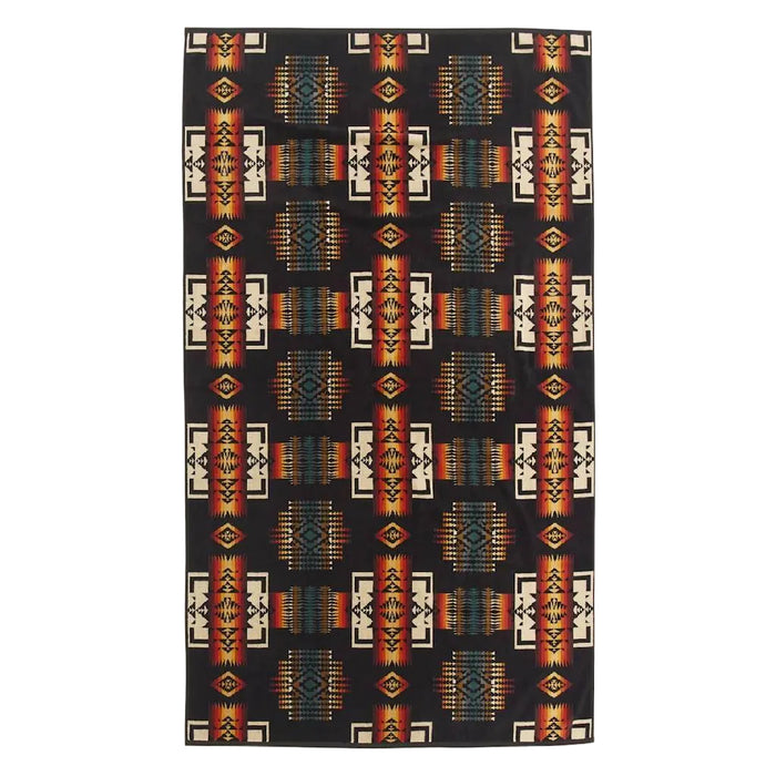 Pendleton Oversized Jacquard Spa Towel- Black HOME & GIFTS - Bath & Body - Towels Pendleton