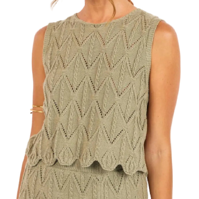 Sage the Label Succulent Sweater Tank WOMEN - Clothing - Tops - Sleeveless Sage The Label