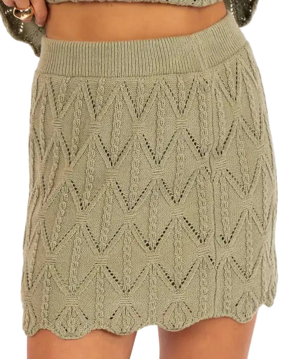 Sage the Label Succulent Sweater Mini Skirt WOMEN - Clothing - Skirts Sage The Label